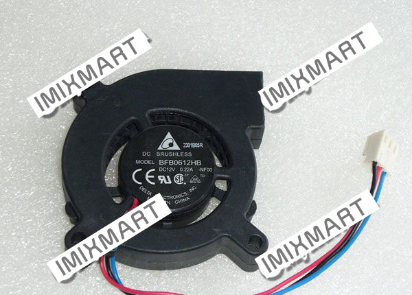Delta Electronics BFB0612HB-NF00 DC12V 0.22A 3pin Cooling Fan
