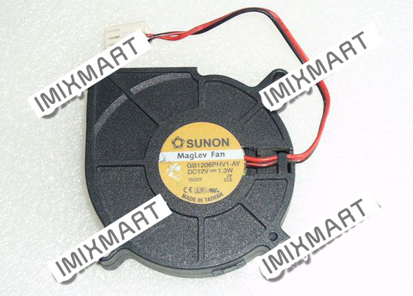 SUNON GB1206PHV1-AY DC12V 1.3W 6015 6CM 60MM 60X60X15MM 3pin Cooling Fan