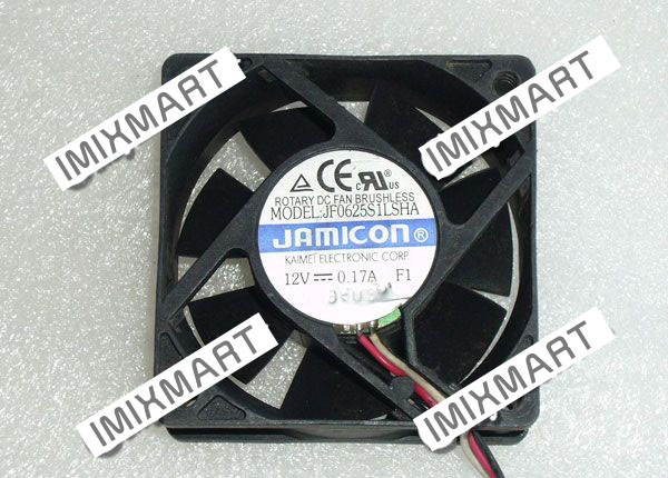 JAMICON JF0625S1LSHA 12V 0.17A 6CM 6025 60MM 60X60X25MM 3pin Cooling Fan