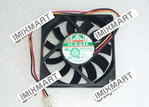 MAGIC MGT7012UR-015 12V 0.58A 7015 7CM 70MM 70X70X15MM 3pin Cooling Fan