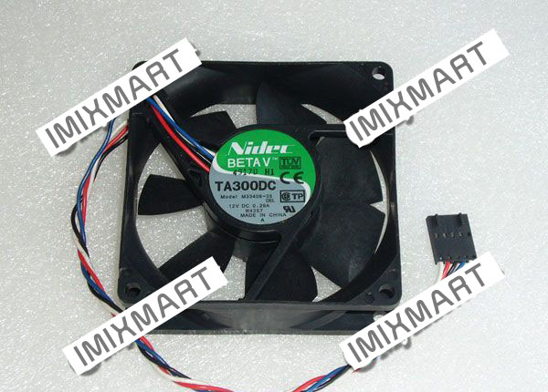 Nidec TA300DC M33406-35 DC12V 0.29A 8025 8CM 80MM 80X80X25MM 5pin Cooling Fan