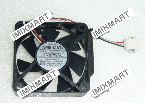 NMB 2406RL-05W-M59(C03) DC24V 0.18A 6015 6CM 60MM 60X60X15MM 3pin Cooling Fan