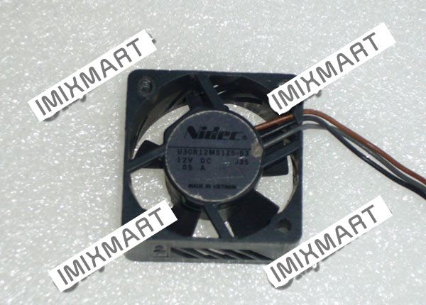 Nidec U30R12MS1Z5-53 DC12V 0.05A 3015 3CM 30MM 30X30X15MM 3pin Cooling Fan