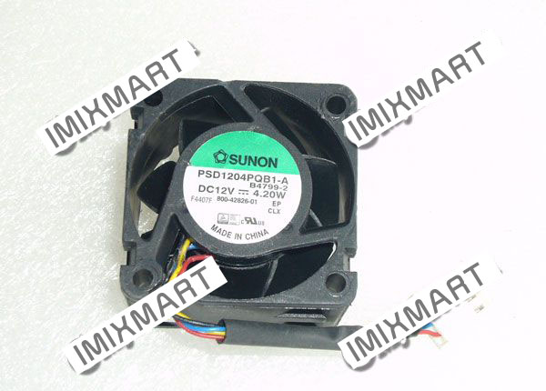 SUNON PSD1204PQB1-A B4799-2 DC12V 4.20W 4028 4CM 40MM 40X40X28MM 4pin Cooling Fan