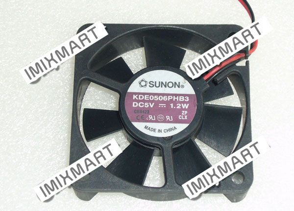 SUNON KDE0506PHB3 DC5V 1.2W 6015 6CM 60MM 60X60X15MM 2pin Cooling Fan