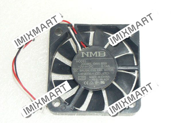 NMB 2004KL-04W-B59 DC12V 0.14A 5010 5CM 50MM 50X50X10MM 3pin Cooling Fan