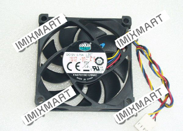 COOLER MASTER FA07015E12BMC DC12V 0.70A 7015 70X70X15MM 4pin Cooling Fan