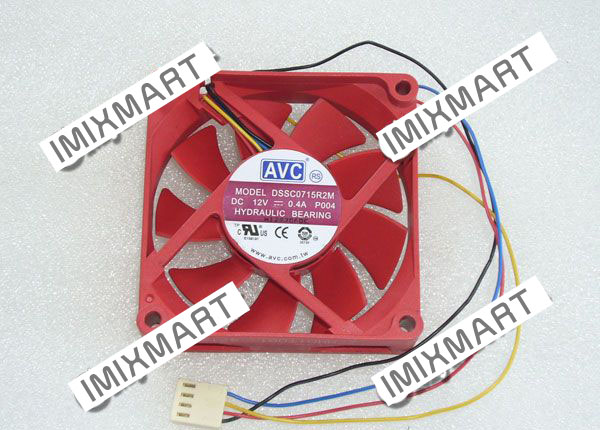 AVC DSSC0715R2M P004 DC12V 0.4A 7020 7CM 70MM 70X70X20MM 4pin Cooling Fan