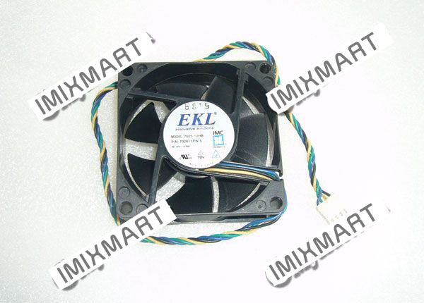 EKL 7025-12HB P/N:732611PW-5 DC12V 0.35A 7025 70X70X25MM 4pin 4wire Cooling Fan