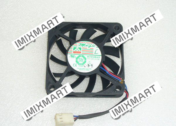 Protechnic MGT6012HB-A10 DC12V 0.17A 6010 6CM 60MM 60X60X10MM 3pin Cooling Fan