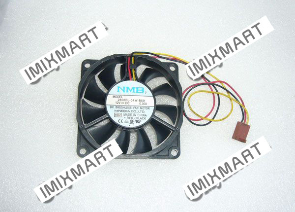 NMB 2806FL-04W-B59 HB2 DC12V 0.30A 7015 7CM 70MM 70X70X15MM 3pin Cooling Fan