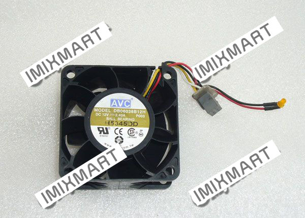 AVC DB06038B12H P003 DC12V 2.40A 6038 6CM 60MM 60X60X38MM 6pin Cooling Fan