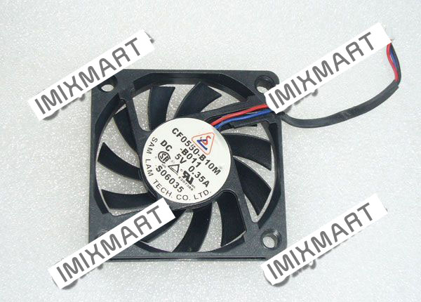 SAM CF0550-B10M-B011 DC5V 0.35A 6010 6CM 60MM 60X60X10MM 3pin Cooling Fan