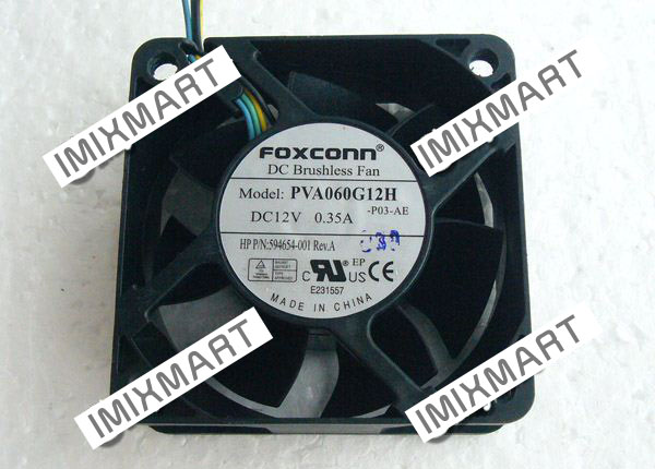 Foxconn PVA060G12H Server Square Fan 60x60x25mm