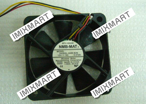 NMB 2406GL-04W-B29 Server Square Fan 60x60x15mm