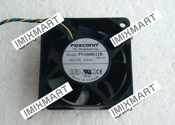 Foxconn PVA060G12H -P04-AE Server Square Fan 60x60x25mm
