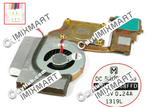 IBM Thinkpad T61 Series Cooling Fan UDQFRPR68FFD 44C0558