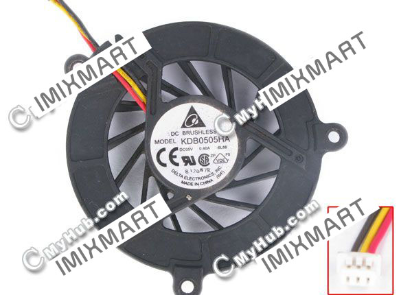 Delta Electronics KDB0505HA -6L88 Cooling Fan