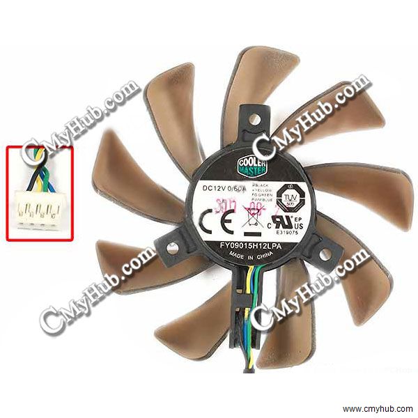 Cooler Master FY09015H12LPA Server Frameless Fan 85X85X15mm