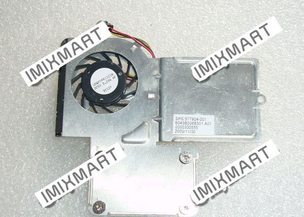 HP Mini 5101 Series Cooling Fan UDQFYFR11C1N 6043B0068301 577924-001