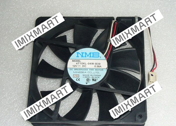 NMB 4710KL-04W-B39 V50 Server Square Fan 120x120x25mm
