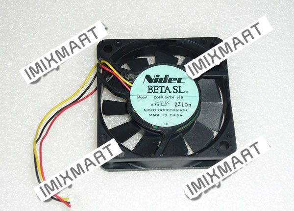 Nidec D06R-24TH 16B Server Square Fan 60x60x15mm