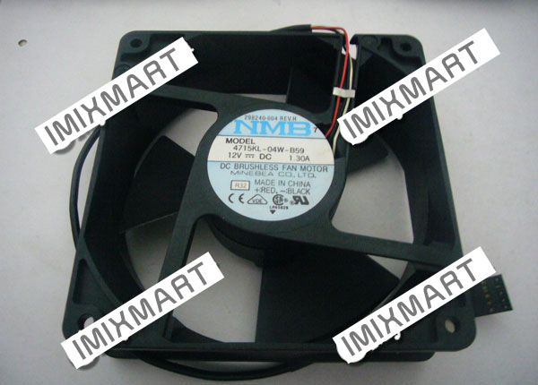 NMB 4715KL-04W-B59 298240-004 DC12V 1.30A 12CM 120mm 5Pin Cooling Fan 120x120x38mm