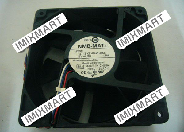 NMB 4715KL-04W-B56 SB2 Server Square Fan 0Y4574 120x120x38mm