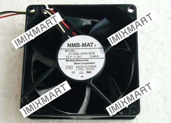 NMB 3110RL-04W-B79 F50 Server Square Fan 80x80x25mm