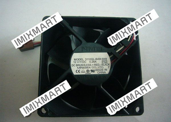 NMB 3110GL-B4W-B49 Server Square Fan 80x80x25mm