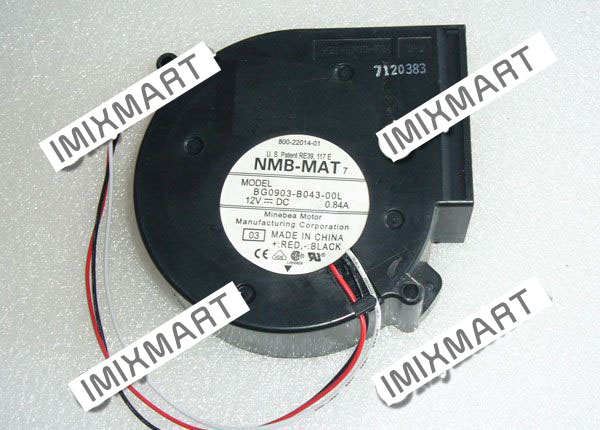 NMB-MAT BG0903-B043-00L 03 C272U2M733 DC12V 0.84A 9733 97mm Cooling Fan