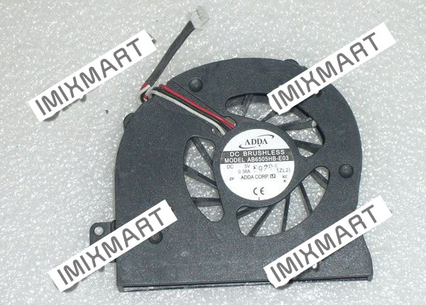 Acer Aspire 3000 5000 Series ADDA AB6505HB-E03 Cooling Fan