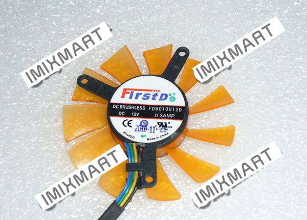 FirstD FD6010U12D Graphic Card Cooling Fan 54X54X10mm