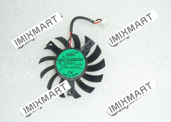Toshiba Satellite 1200 Series Cooling Fan AD4505MX-RB3