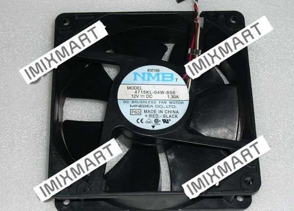 NMB 4715KL-04W-B56 P63 Server Square Fan 120x120x38mm
