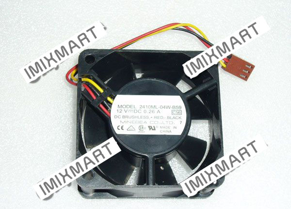 NMB 2410ML-04W-B59 C56 DC12V 0.26A 6CM 6020 60x60x25mm Cooling Fan