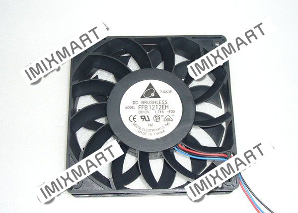 DELTA FFB1212EH F00 DC12V 1.24A 12CM 12025 3Pin Cooling Fan 120x120x25mm