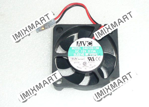 AVC D4010S12M DC12V 0.15A 4CM 4010 2Pin 40x40x10mm Cooling Fan