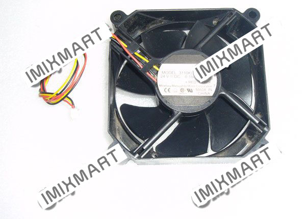 NMB 3110KL-05W-B69 JA5 8025 8CM 80x80x25mm DC24V 0.18A 3Pin Cooling Fan