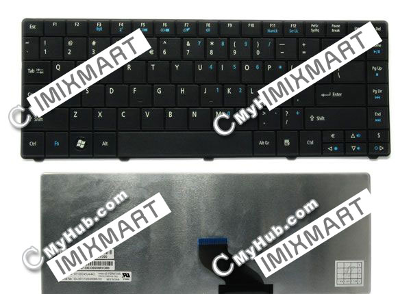 Acer TravelMate 8371 Series Keyboard MP-09G43U4-442 90.4JD07.C1D KB.I140A.257