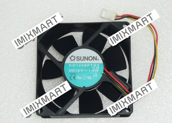 SUNON KD1208PTS3 H.M Server Square Fan 80x80x25mm
