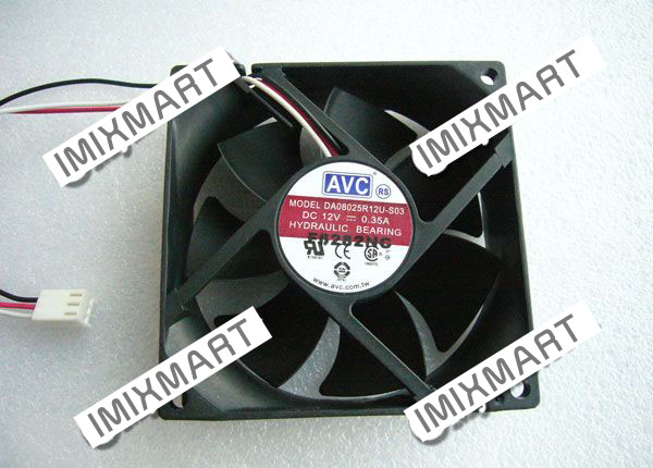 AVC DA08025R12U-S04 Server Square Fan 80x80x25mm