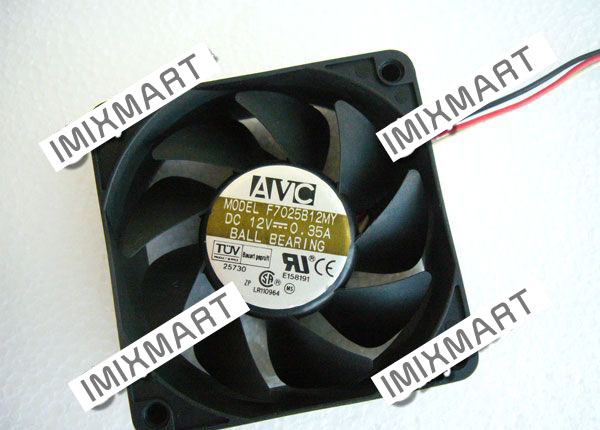 AVC F7025B12MY Server Square Fan 70x70x25mm