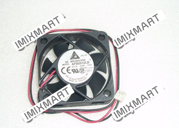 DELTA AFB0512LB-T5Q9 DC12V 0.09A 5015 5CM 50MM 50X50X15MM 2pin Cooling Fan