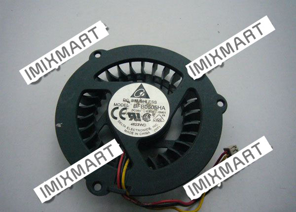 Delta Electronics BFB0505HA -SM01 Cooling Fan 61x61x12.5mm