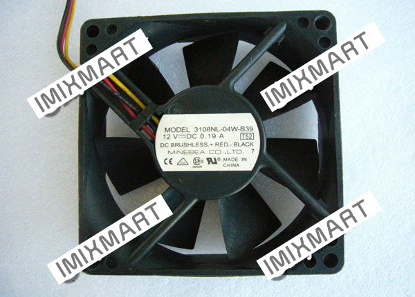 NMB 3108NL-04W-B39 Server Square Fan 80x80x20mm