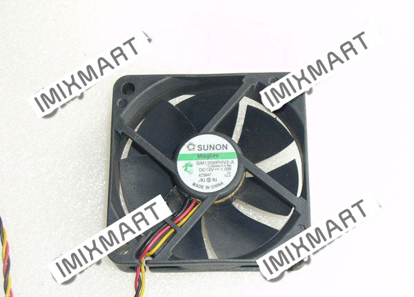 SUNON GM1206PHV2-A 13.B2025.R.X.GN DC12V 1.0W 60X60X15MM 3pin Cooling Fan