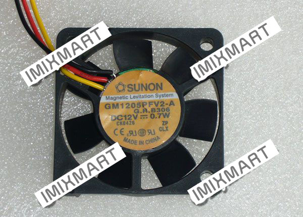SUNON GM1205PFV2-A G.R.B306 DC12V 0.7W 5010 5CM 50MM 50x50x10mm 3pin Cooling Fan