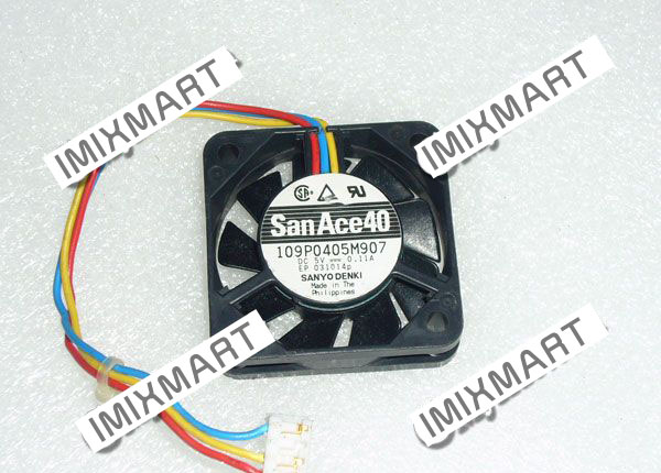 SANYO 109P0405M907 DC5V 0.11A 4010 4CM 40MM 40X40X10MM Cooling Fan
