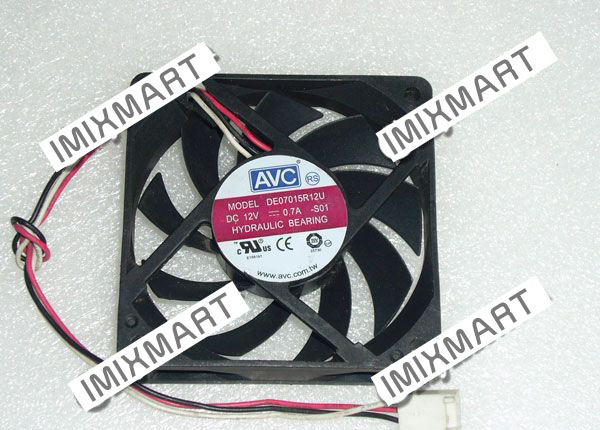 AVC DE0715R12U-S01 DC12V 0.7A 7015 7CM 70MM 70X70X15MM 3pin Cooling Fan